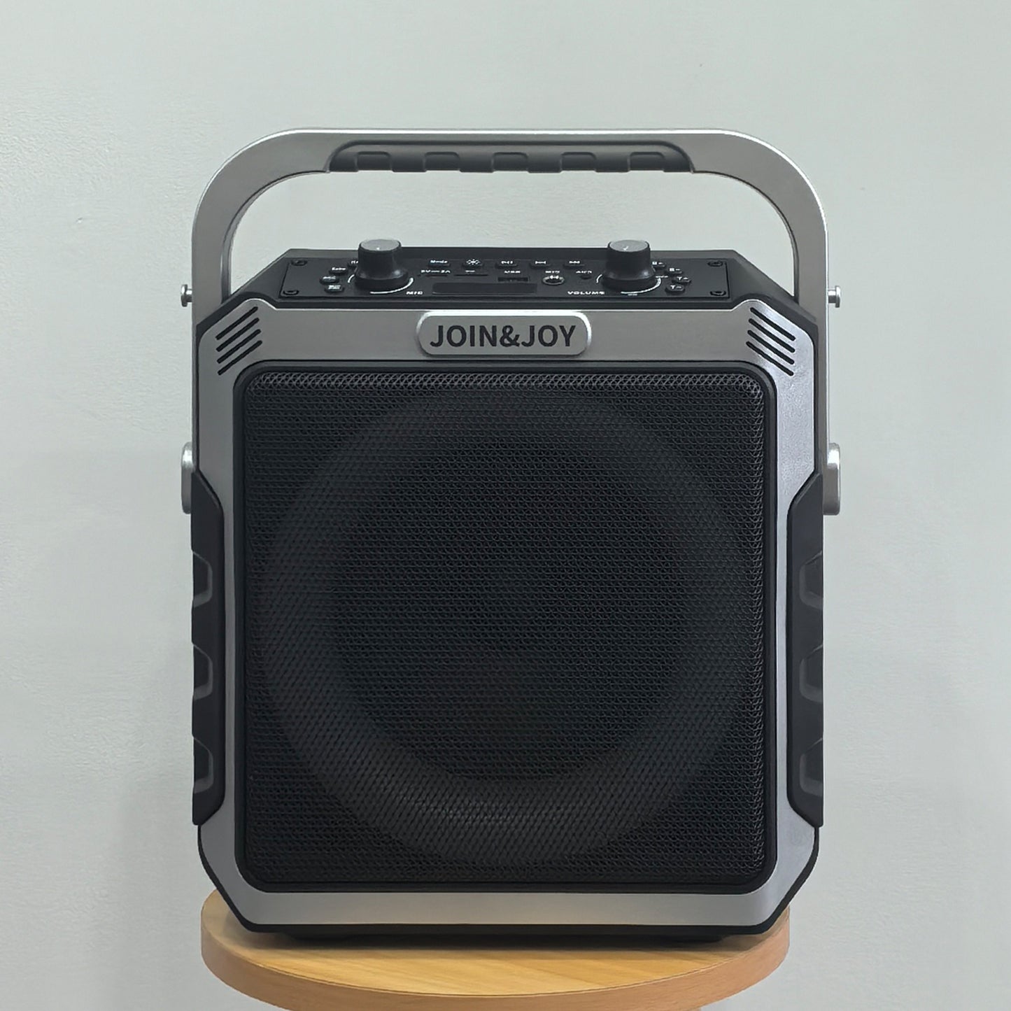 Portable Party Speaker with Subwoofer, LED Lights & 8-Hour Battery – Indoor/Outdoor Wireless Sound System for Music & Events