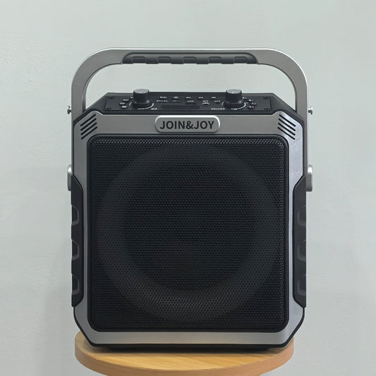 Portable Party Speaker with Subwoofer, LED Lights & 8-Hour Battery – Indoor/Outdoor Wireless Sound System for Music & Events